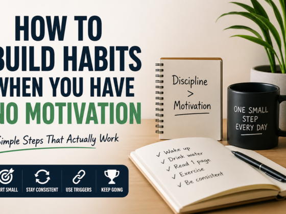 How to Build Habits When You Have No Motivation (Simple Guide)